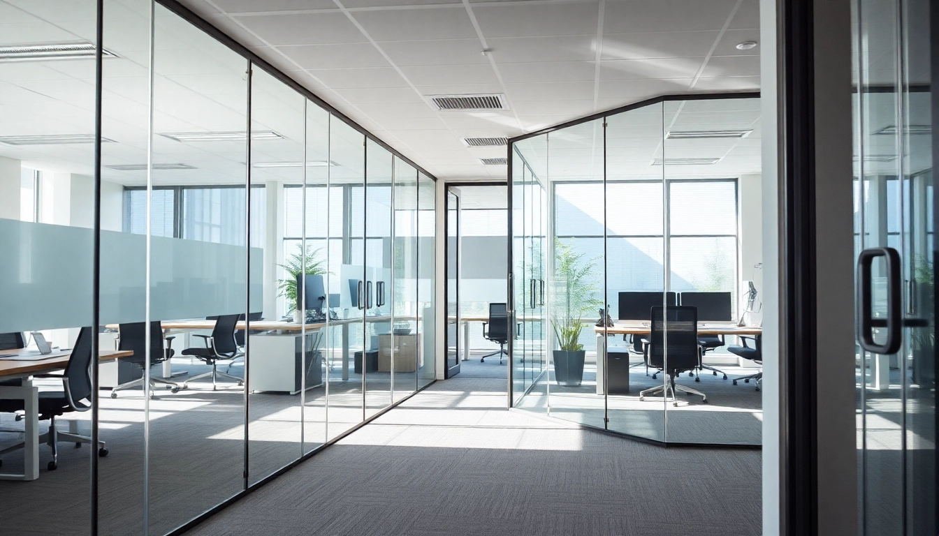 Seamlessly install movable glass partitions to create adjustable workspace layouts while enhancing natural light.