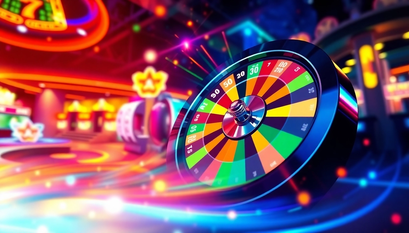 Experience thrilling crazy time risultati with a vibrant casino wheel in action.