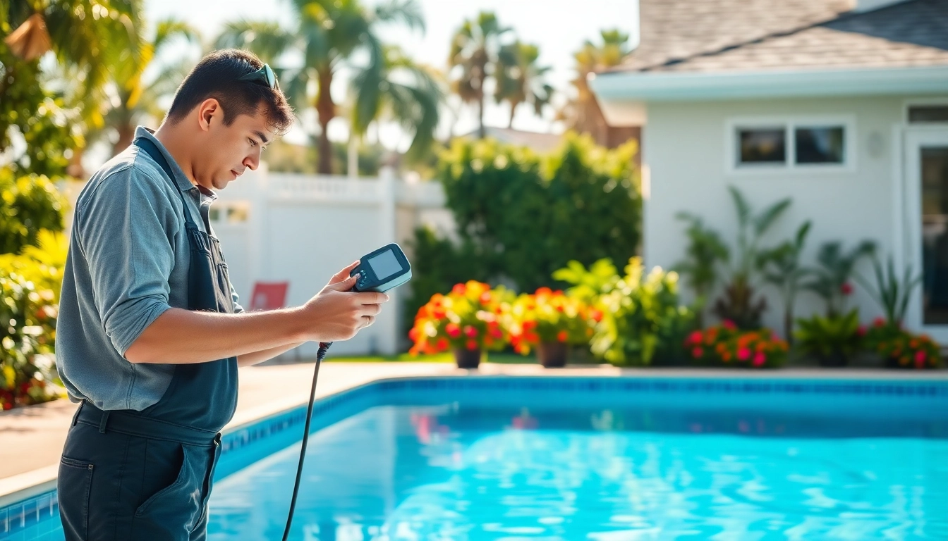 Providing pool service near me with expert maintenance in a beautiful backyard setting.