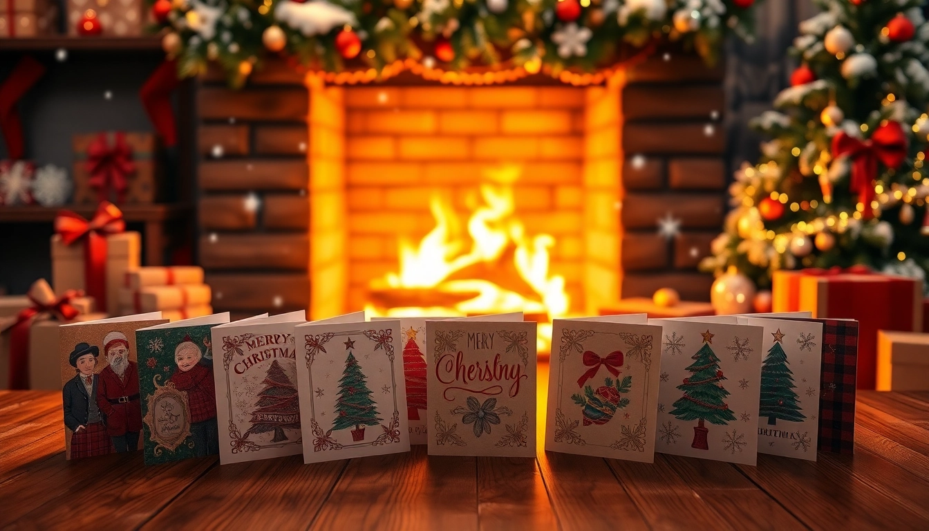 Personalize your Christmas cards near me with festive designs and cozy holiday atmospheres.