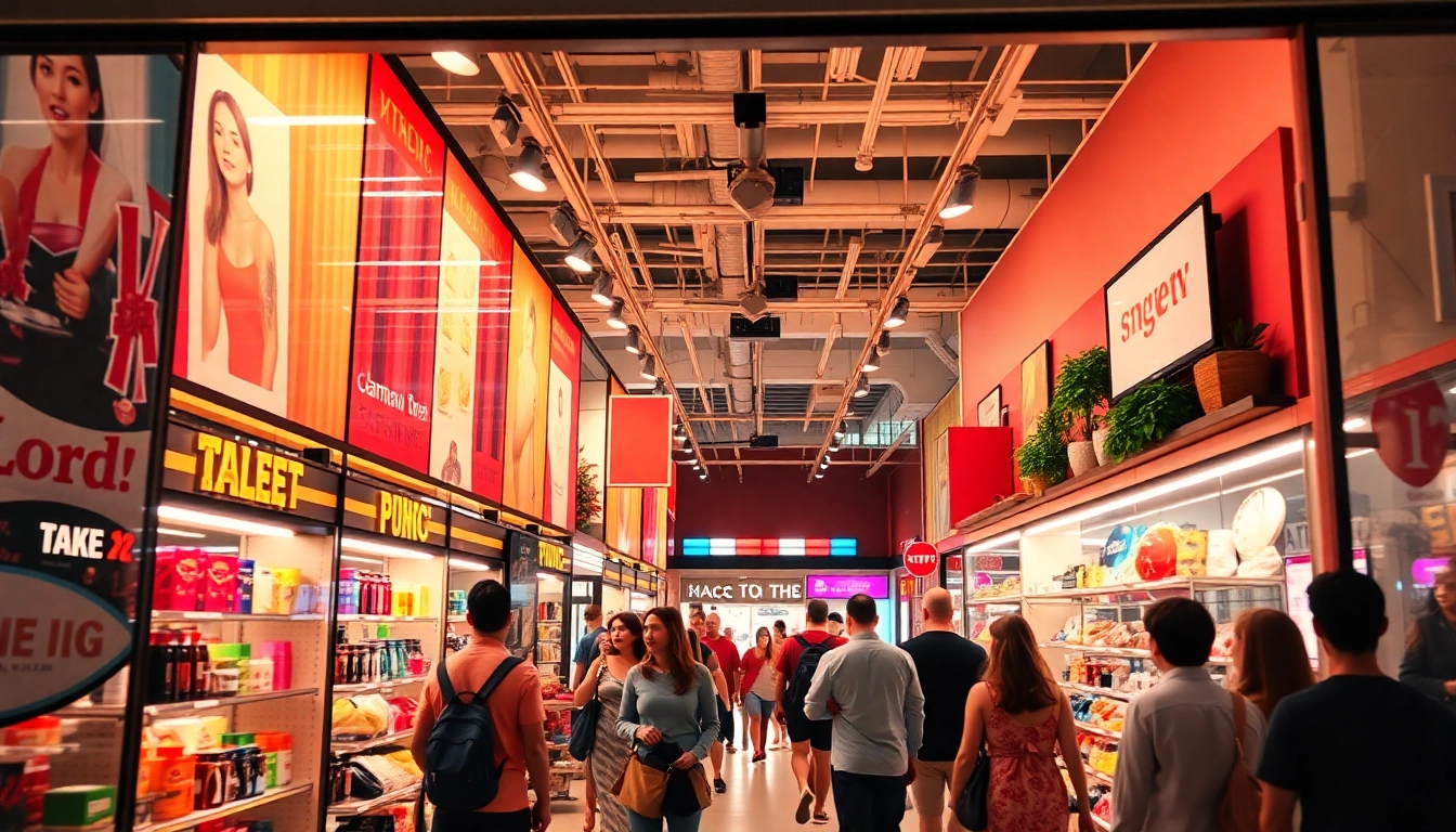 Explore Ultimateshops' vibrant storefront filled with diverse products and a welcoming atmosphere.