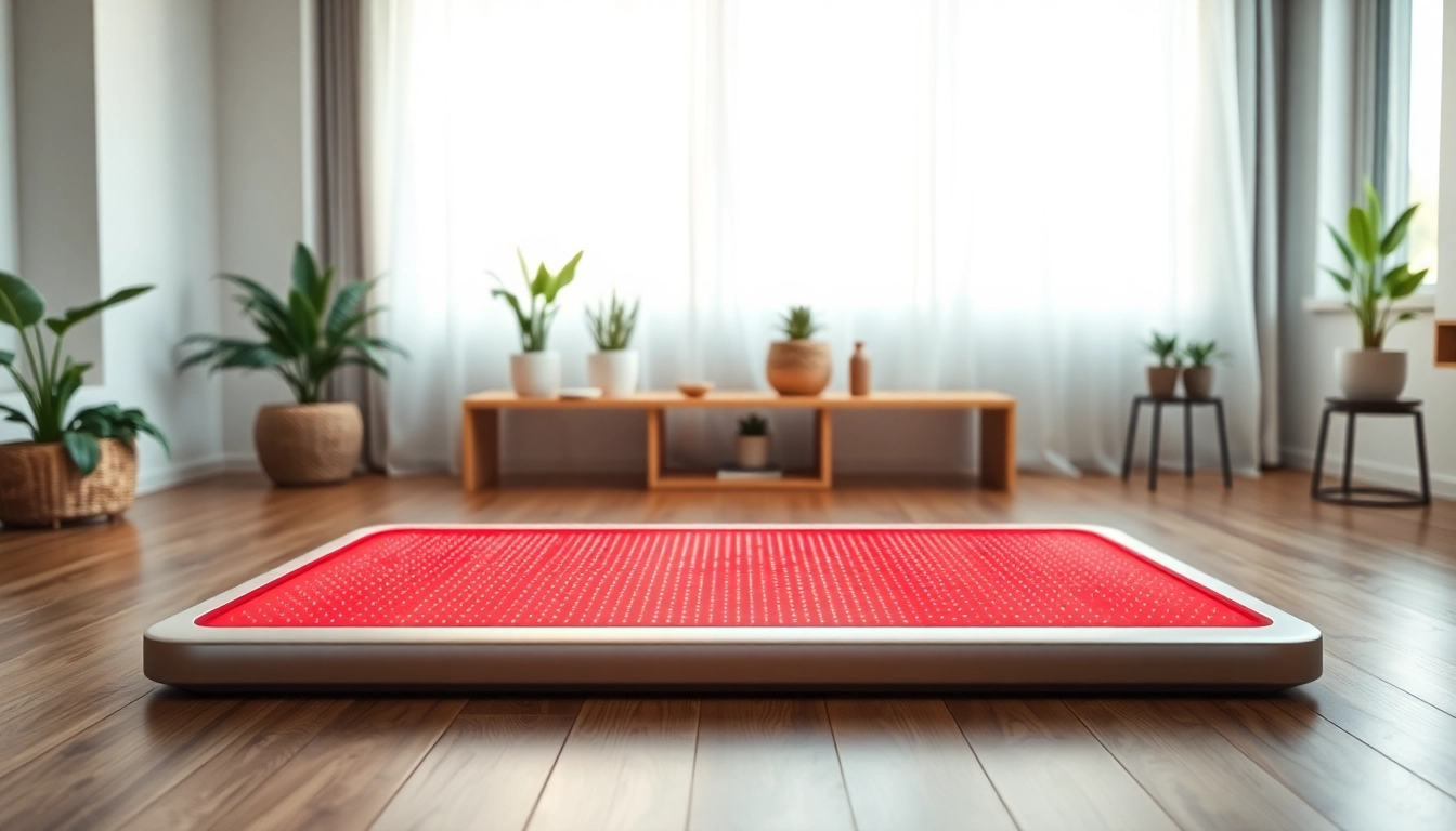 Experience relaxation with a red light therapy mat fullbody designed for pain relief and wellness.